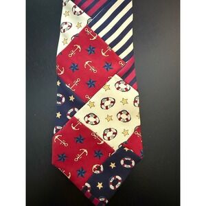 Tommy Hilfiger Nautical Neck Tie Mens Italian Silk Business Casual Office‎ USA